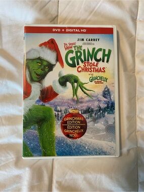 Dr. Seuss' How The Grinch Stole Christmas (Green) - DVD + Digital HD
